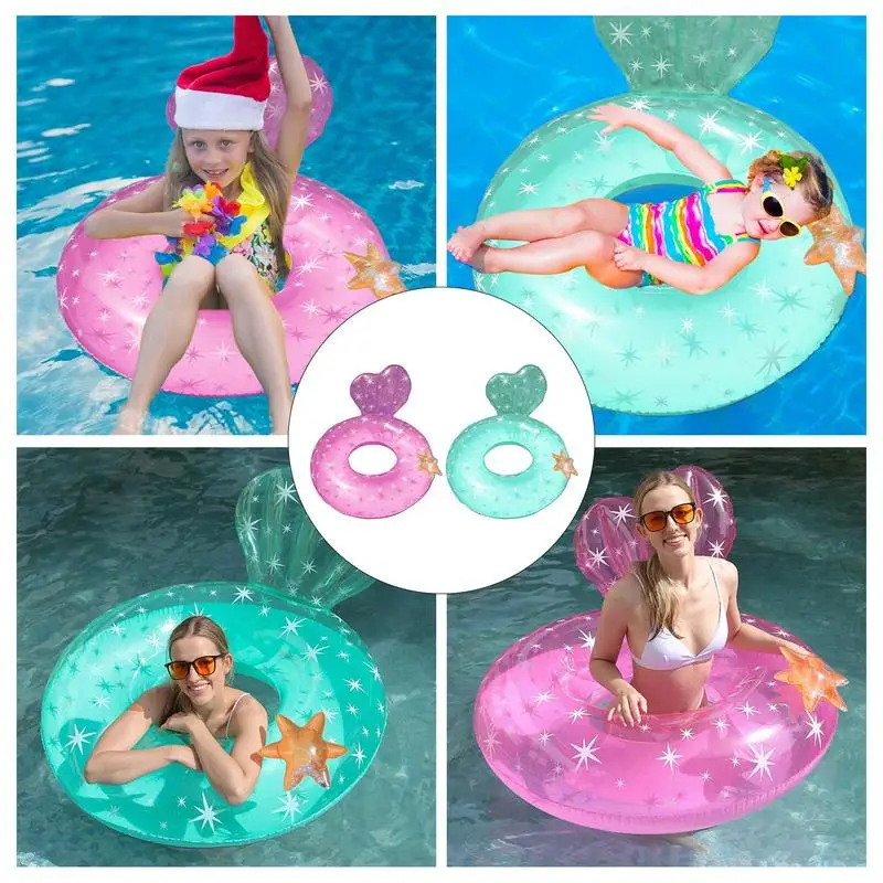 Inflatable Swimming Ring Water Floaty Toys Cactus Swimming Ring Swimming Pool Floats Water Toy For Summer Swimming Pool Beach