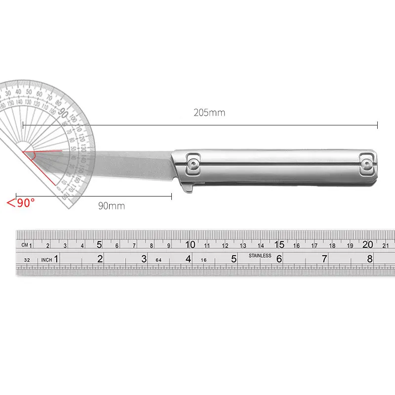 D2 steel folding knife outdoor knife defense knife carry mini knife sharp camping portable fruit knife