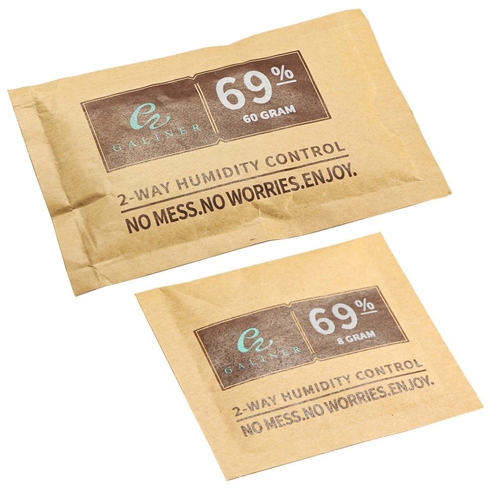 

GALINER 2-Way Humidity Control Pack Cigar Humidifier Device Precious 69% Cigar Humidity For Humidor Humidification
