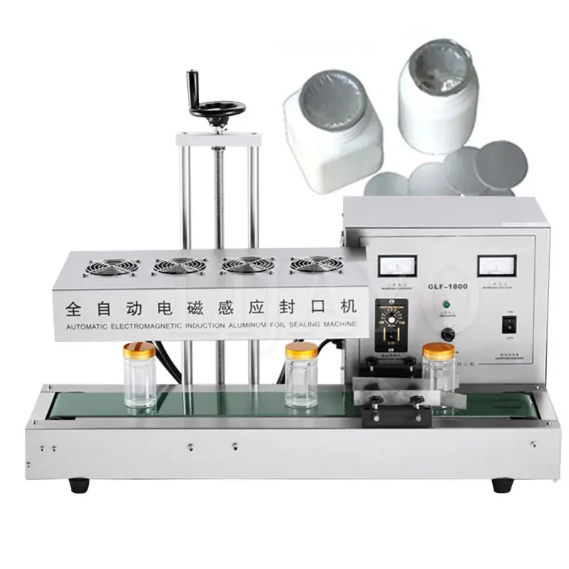 

one of the best Automatic Continuous Electromagnetic Induction Sealing Machine Aluminum Foil Bottle Cap Sealer