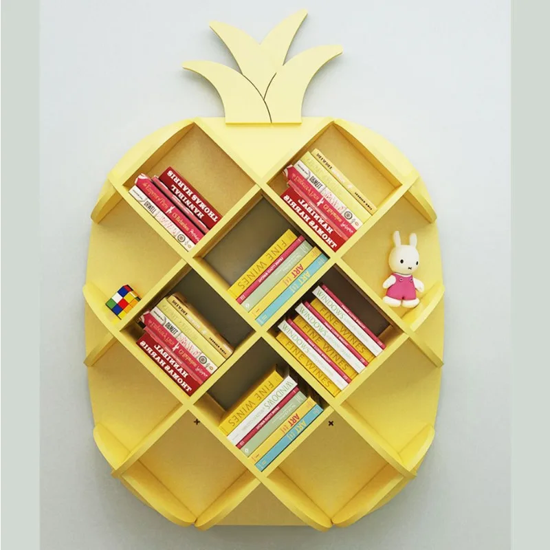 Splicing wall rack School library decoration Children's picture book rack Window wall display rack