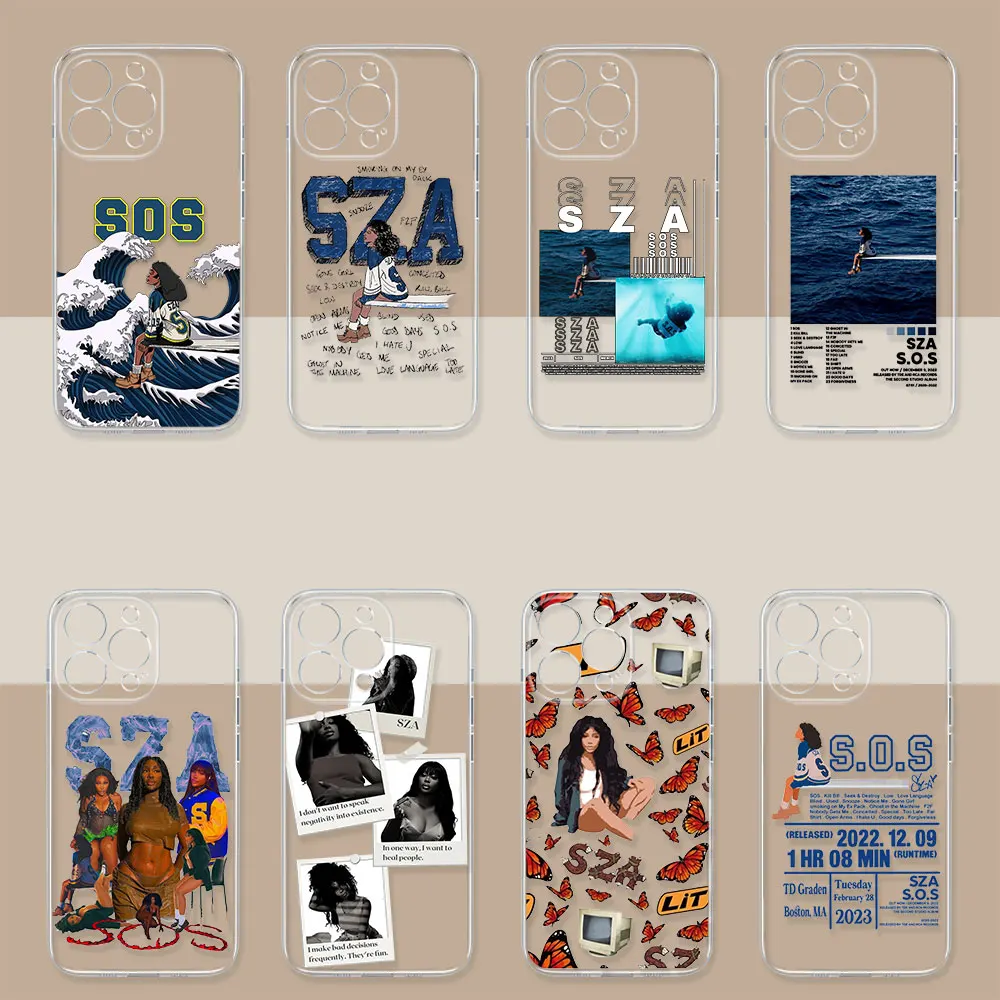 Singer SZA SOS Cool Phone Phone Case For Infinix Note 40PRO 30 30 12 Vip 12G96 11 10 Tecno Camon 30 20 19 Pova 6 5 PRO 4 3 Cover