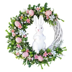 Easter Garland Easter Bunny Garland 40cm Cute Rabbit Garland Easter Holiday Ornaments Easter Home DΓ©cor Flowers