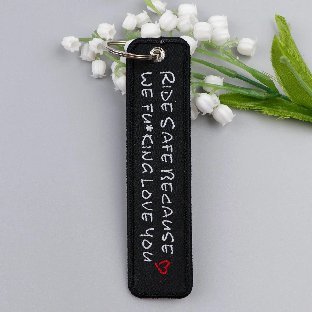 'My Therapist' Quote Embroidery Keychain Key Tag For Motorcycles Cars Backpack Fashion Keys Accessories Gifts For Friends