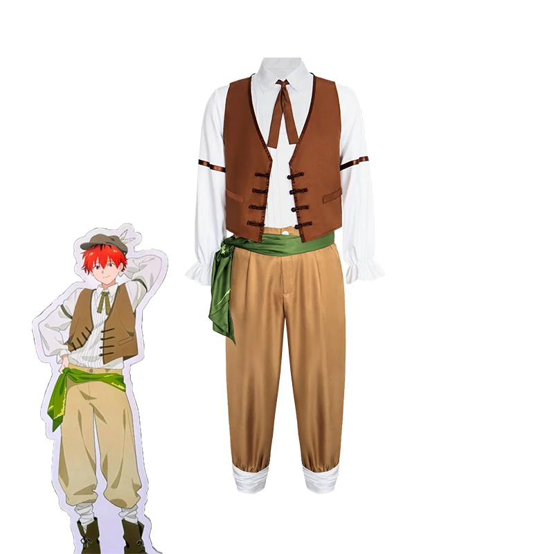 

Аниме Frieren Beyond Journey's End, костюм для косплея, Himmel Collab, наряд для конвенции, полный комплект костюма для ролевых игр на Хэллоуин