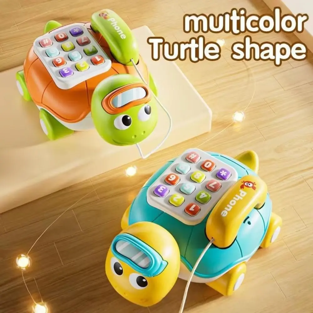 

ABS Musical Turtle Crawling Baby Toys Music Voice Simulation Baby Piano Music Light Toy Puzzle Funny Electronic Learning Machine