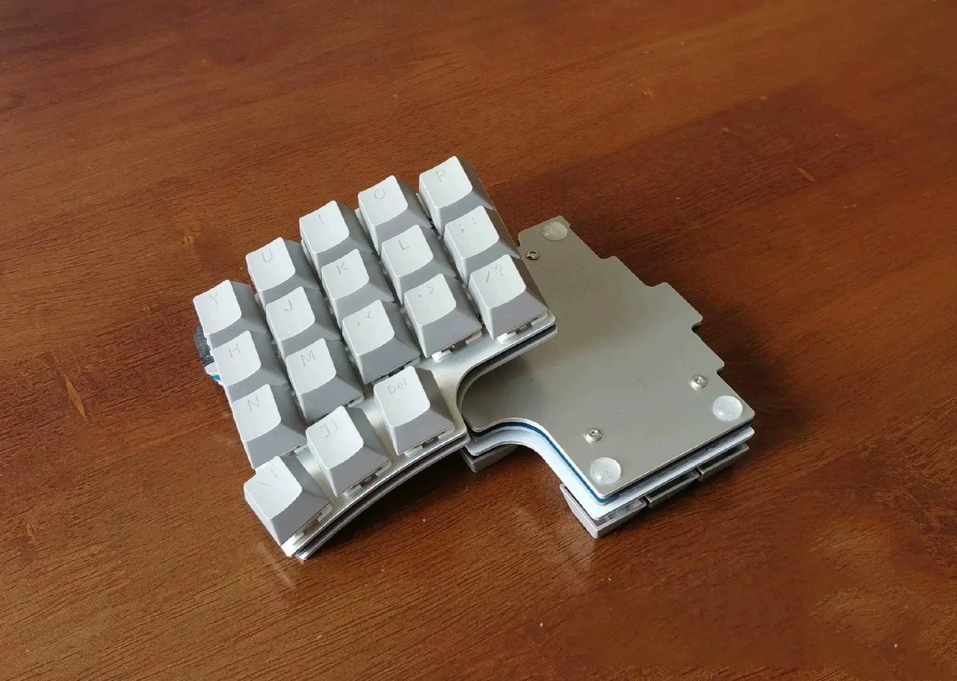 X7 Wired Split Keyboard Customized Single Mode Supprt VIA Hot Swap Ergonomics Original Split Mechanical Keyboard Red Switch json