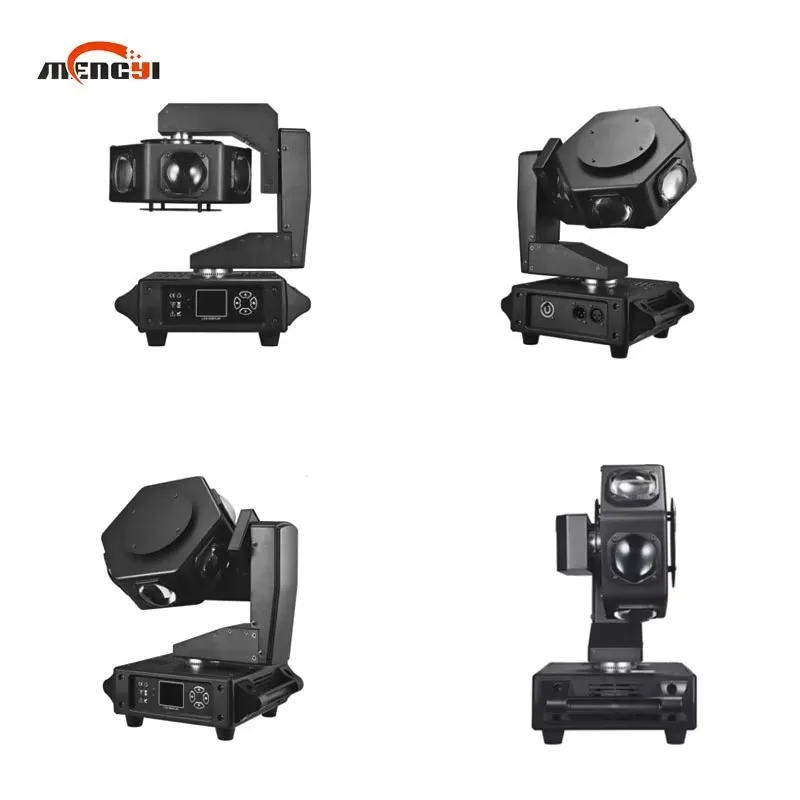 6pcs 40w Led Moving Beam Light Rgbw Flying Meteor Rotating Strobe Light com Dmx para Disco Dj Bar