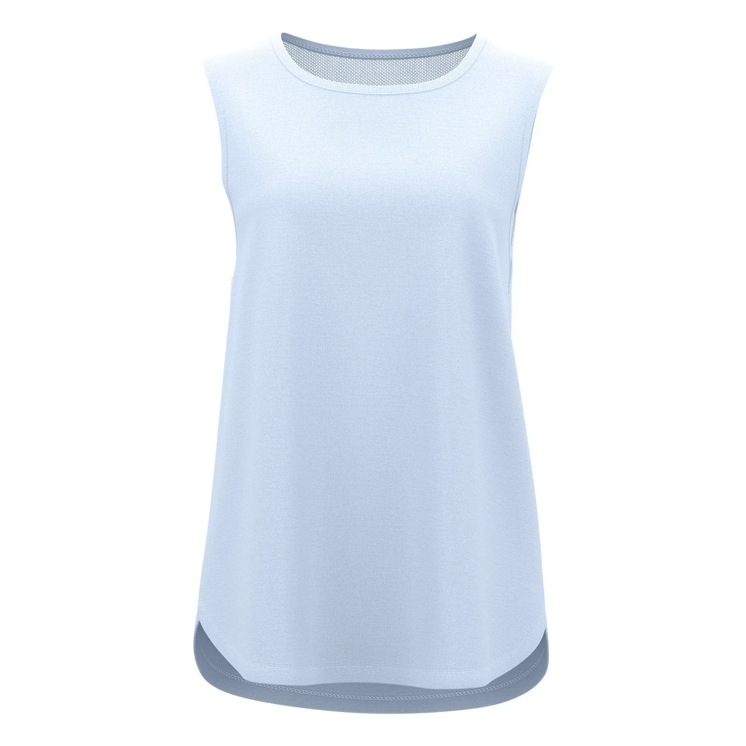 Loose Back Mesh Yoga Vest Running Training Quick Drying Fitness Top Women's Blouse