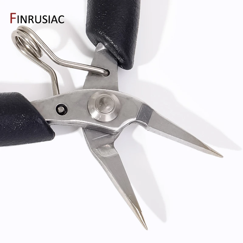 5 Styles Stainless Steel Mini Needle Nose Pliers Curved Nose Pliers Jewelry Making Hand Tool Pliers For DIY Bracelet Making Tool