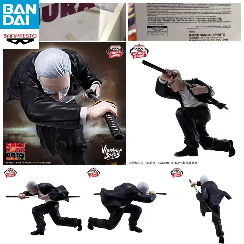 

in stock Genuine BANDAI BANPRESTO Vibration Stars SAKAMOTO DAYS Takamura Anime Figure Model Collector Figurine Toy holiday gift