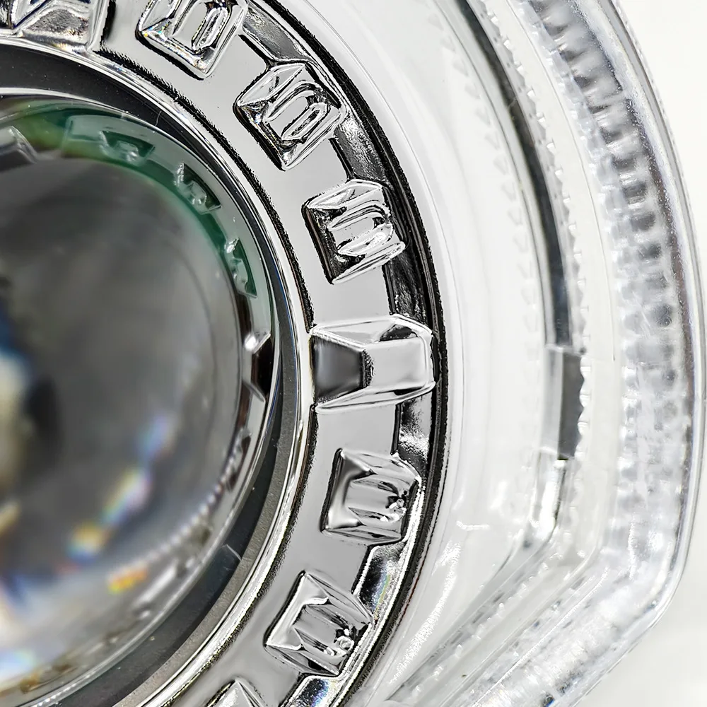 Modificación eléctrica para motocicleta, faro de ojo de Ángel, lente de alta potencia de 3 pulgadas, iluminación eléctrica para coche