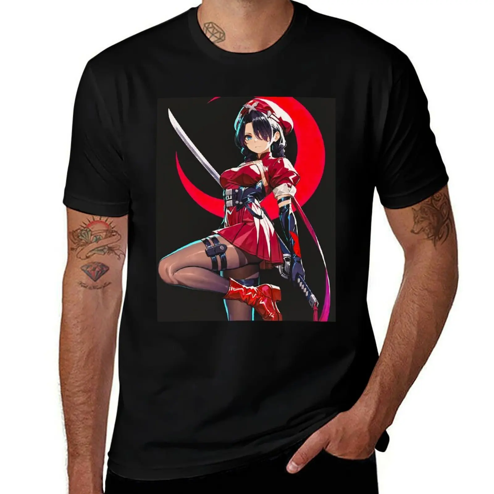 

Psylocke Blood Kariudo Gothic Design T-Shirt Daily Wear Print T-Shirt