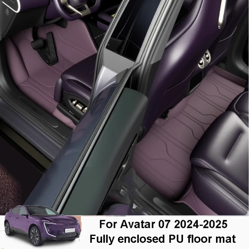 

For Avatar 07 2024-2025 Car Fully Covers The Interior of Foot Mats with Waterproof Scratch Resistant Accessories