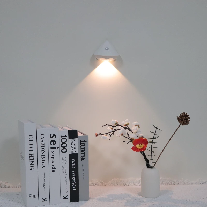 LED Magnetic Wall Lamp Intelligent Human Motion Sensing Lamps Creative Minimalist Charging Small Night Light Corridor Staircase