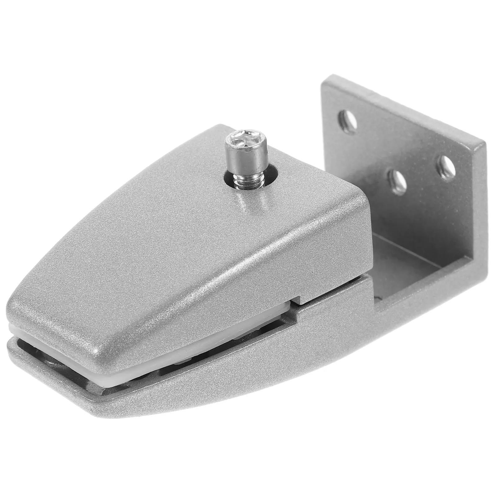 

L Shaped Screen Clamp Aluminum Desk Partition Clips Silver Adjustable Glass Holder For Office Home School Strong Easy