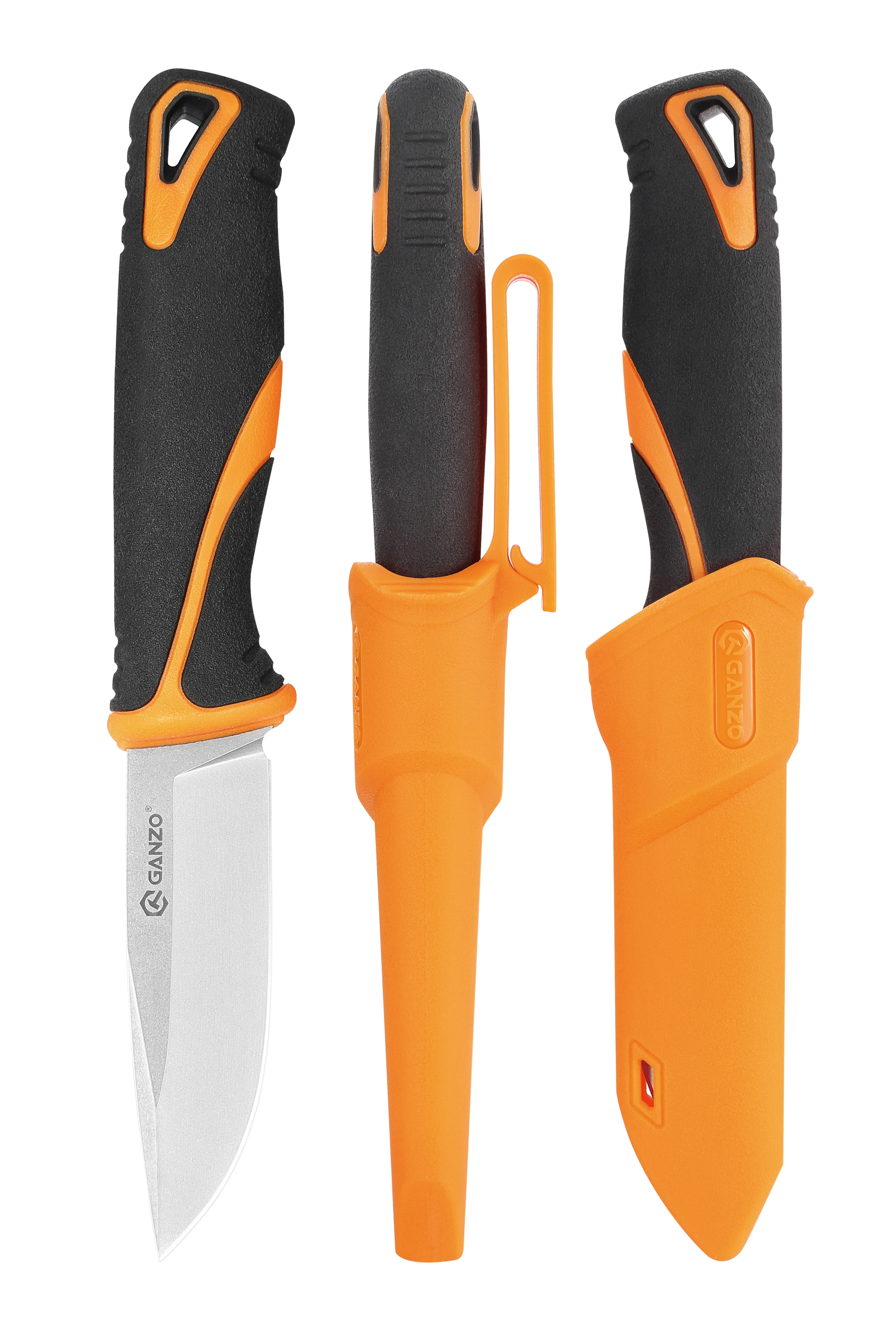 Hot selling FBknife Ganzo G807 Vaste Mes 9Cr14Mov Staal PP & TPR Handvat 59HRC Survival Outdoor Camping Tactische EDC Tool