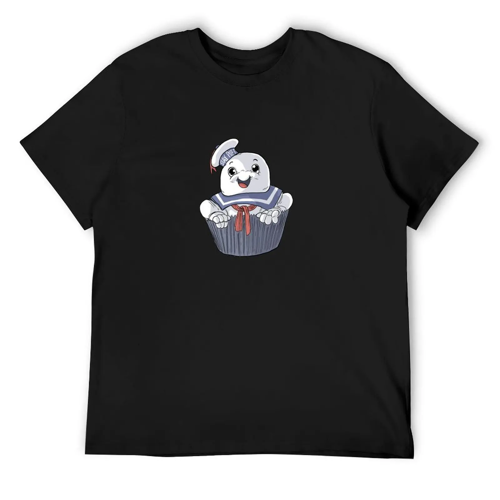 Футболка Stay Puft Cupcake, летние топы, футболка с аниме, забавные подарки, мужские футболки