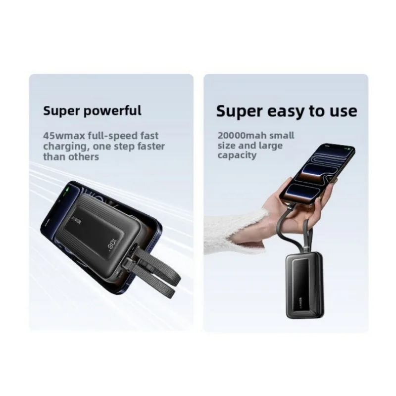Anker A110M 45W Fast Charging Power Bank 20000mAh Built-in Dual