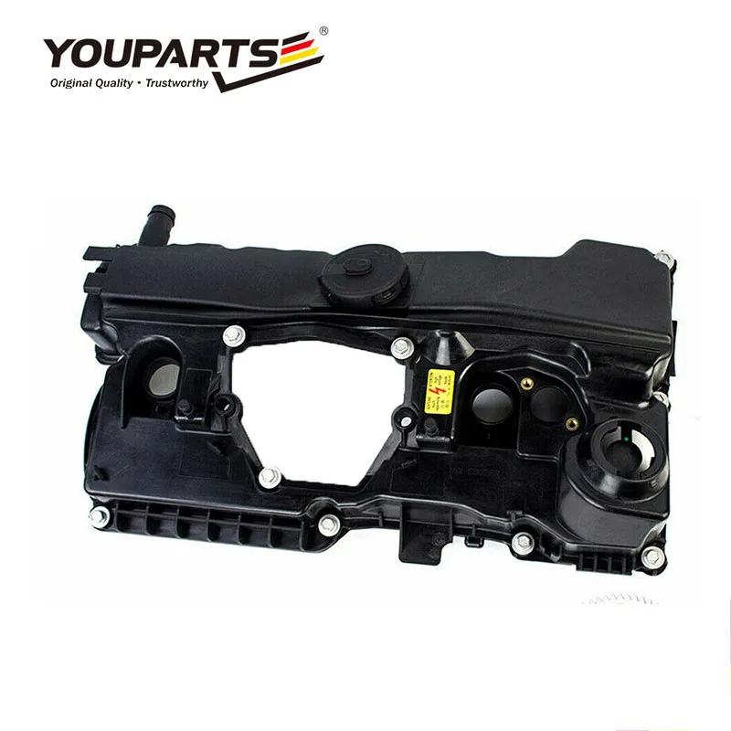 YouParts OE 11128645888 Engine Cylinder Head Top Cable Valve Cover For N46 1.8 2.0 L E90 E60 