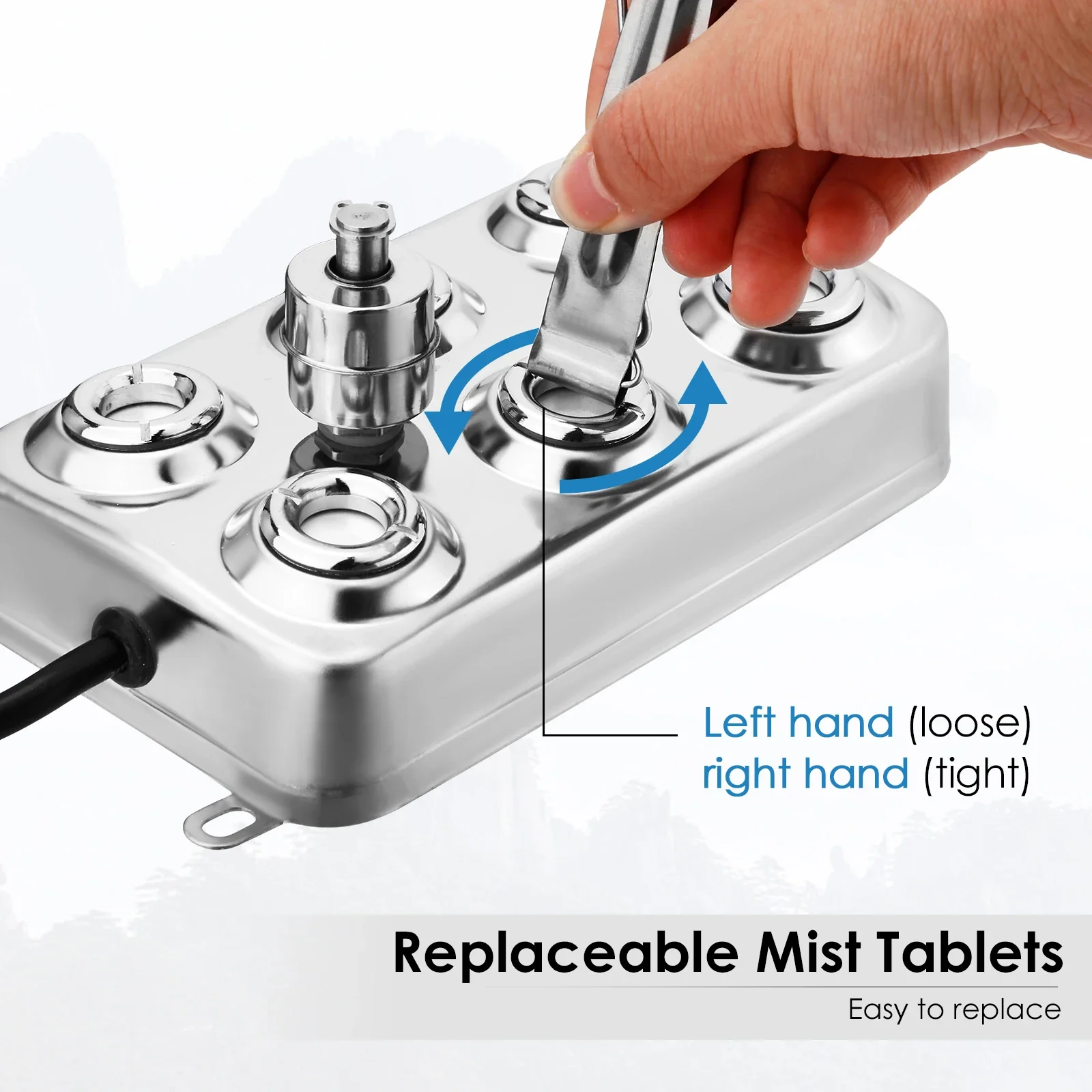 تيار مستمر 48 فولت جديد بالموجات فوق الصوتية البخاخة الصناعية 6 رئيس المرطب آلة الضباب 3 كجم/ساعة صانع ضباب بالموجات فوق الصوتية مبيد لحديقة بركة