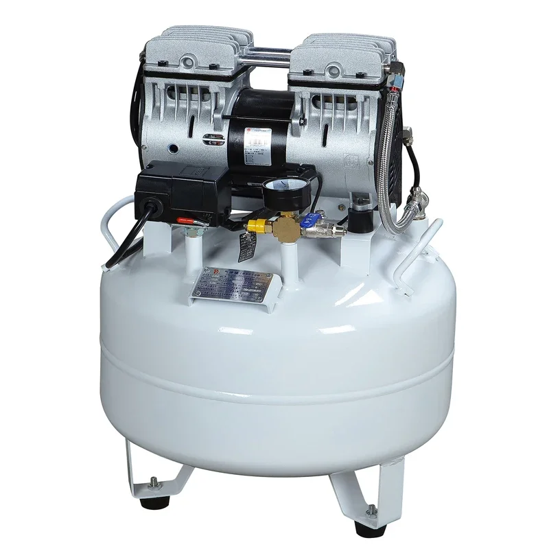 70L/min Frequency Oilless den tal chair Air Compressor Explosion Silent Piston Oil Less Air Compressor