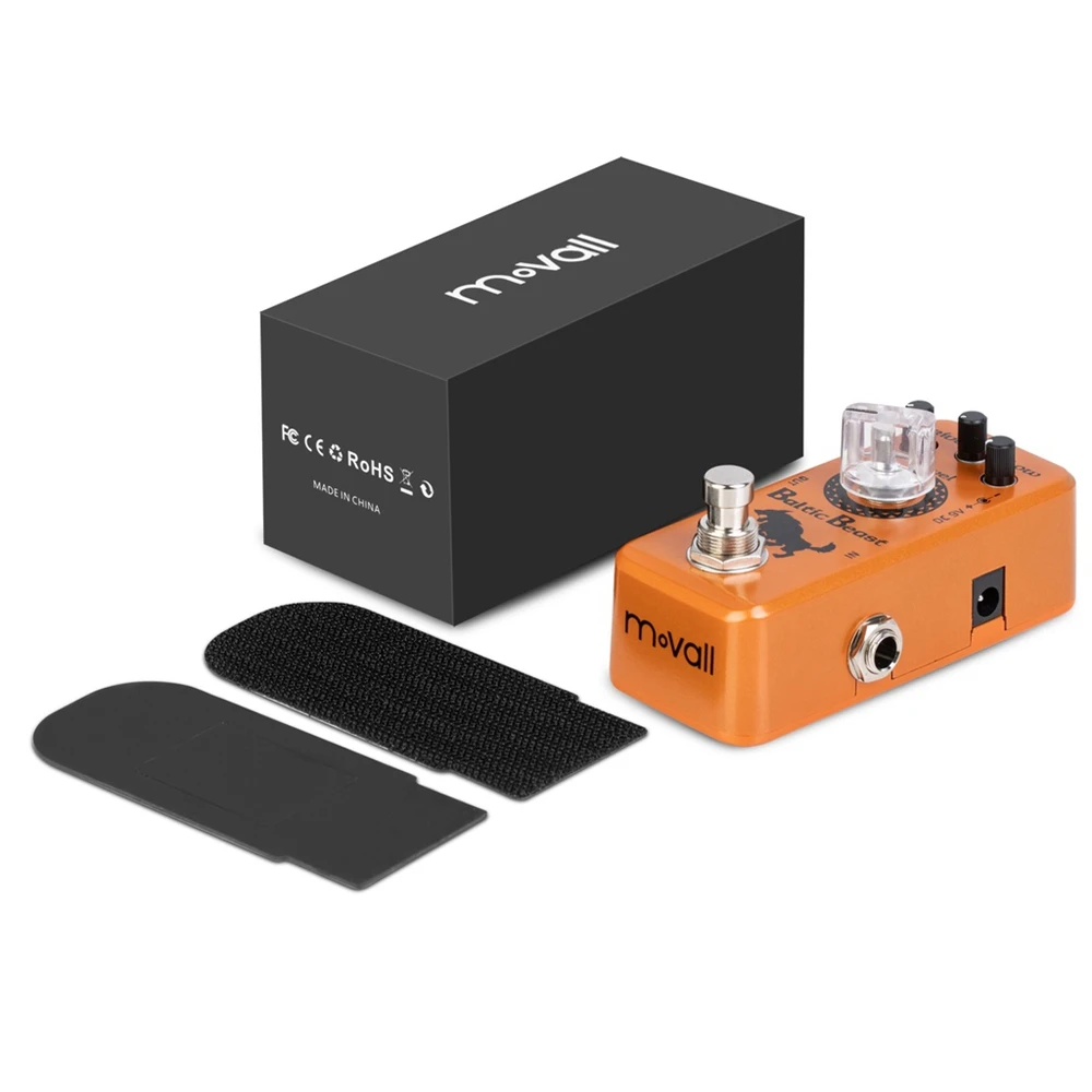 Movall MP-308 Baltic Beast Overdrive Guitar Effect Pedal Classical Mini Pedal True Bypass Electric Guitar Parts & Accessories