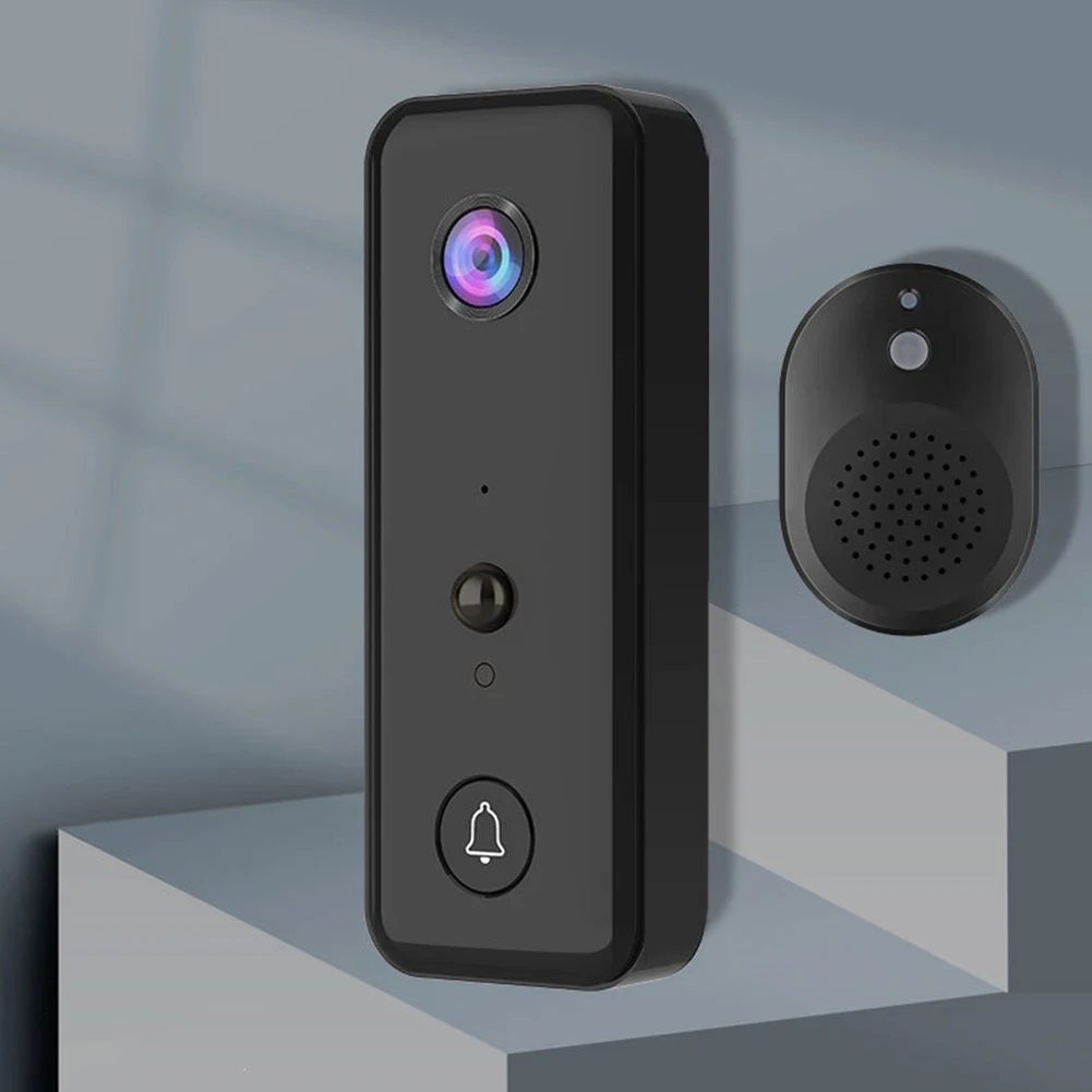 Video Doorbell Camera 2-Way Audio Wireless Video Doorbell PIR Motion Detection for Home Office