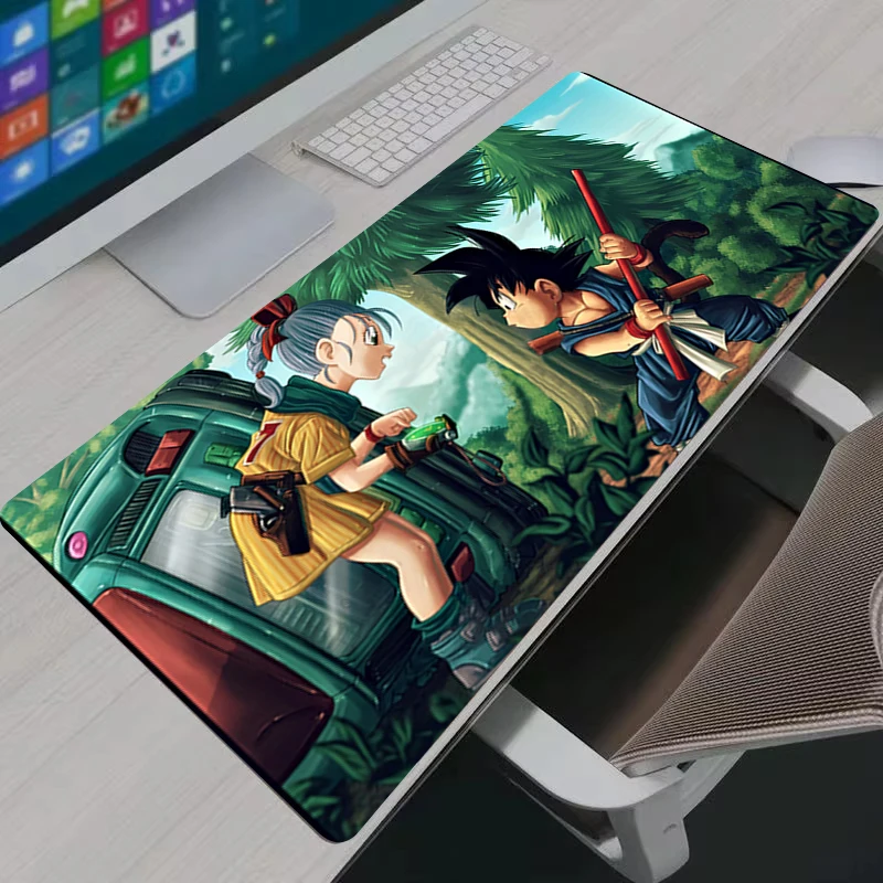 Gamer Mouse Pad Non-slip Lockedge Anime D-DRAGON Rug Student Gaming Thickened Large Writing Cushion BALL Combat MousePad