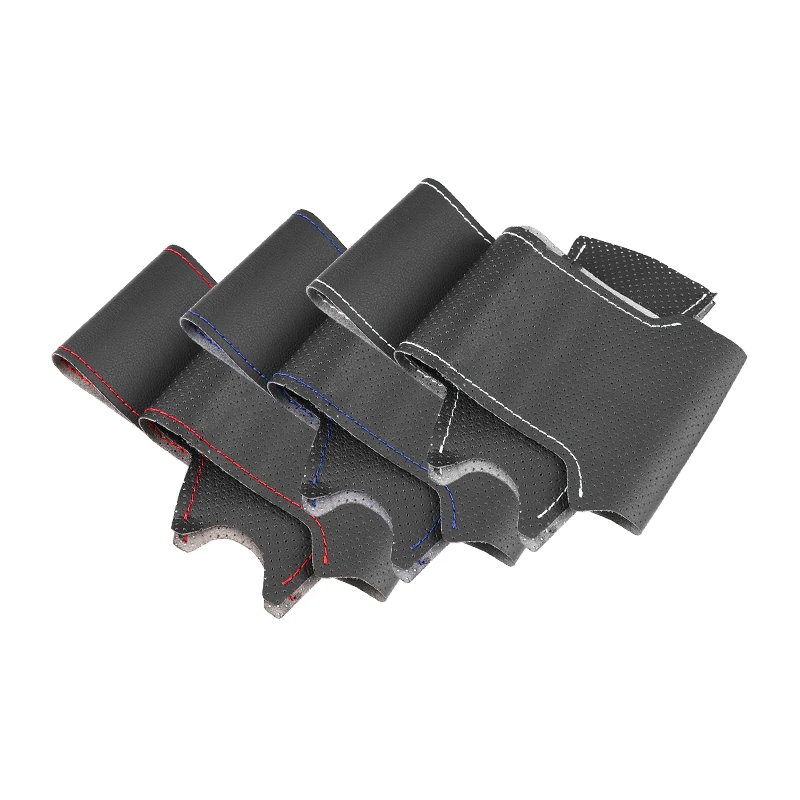 عجلة توجيه سيارة مخيط يدويا أغطية جلد لسيارة شيفروليه أفيو لوفا بويك اكسل دايو جينترا 2013 2015 لاكيتي 2006 - 2012