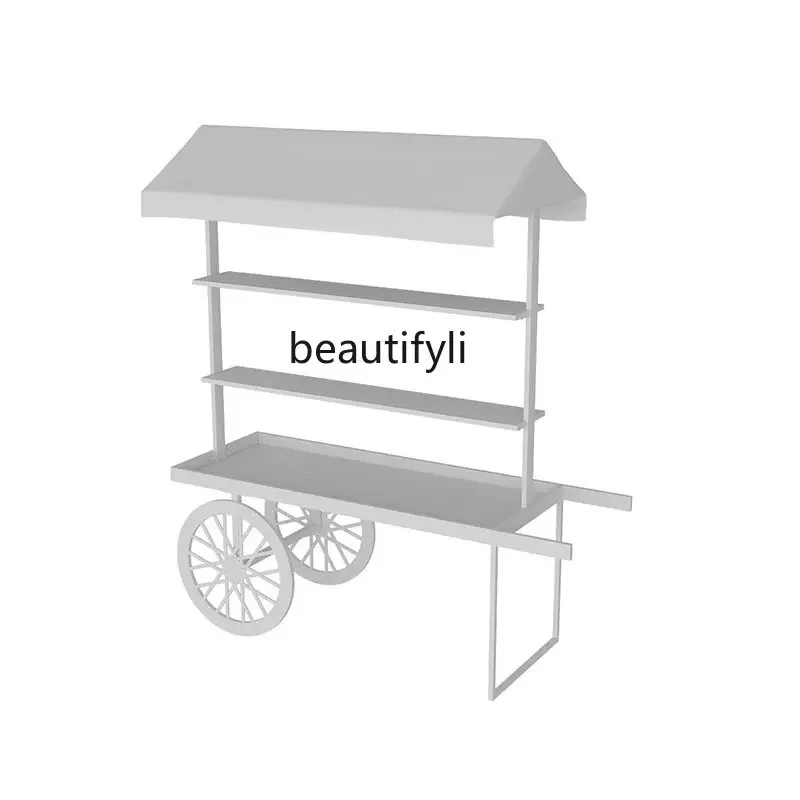 

European-Style Creative Promotion Display Counter Shelf Multi-Layer Commercial Truck Supermarket Demo Table