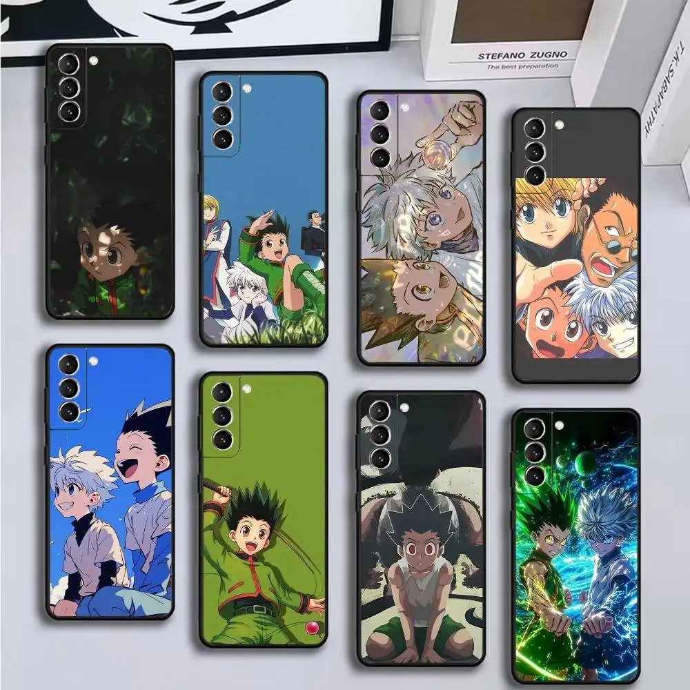 

Anime H-Hunter HXH Phone Case For Samsung GalaxyA13,21s,22,31,32,52,53,71,72,73,Soft Black Cover