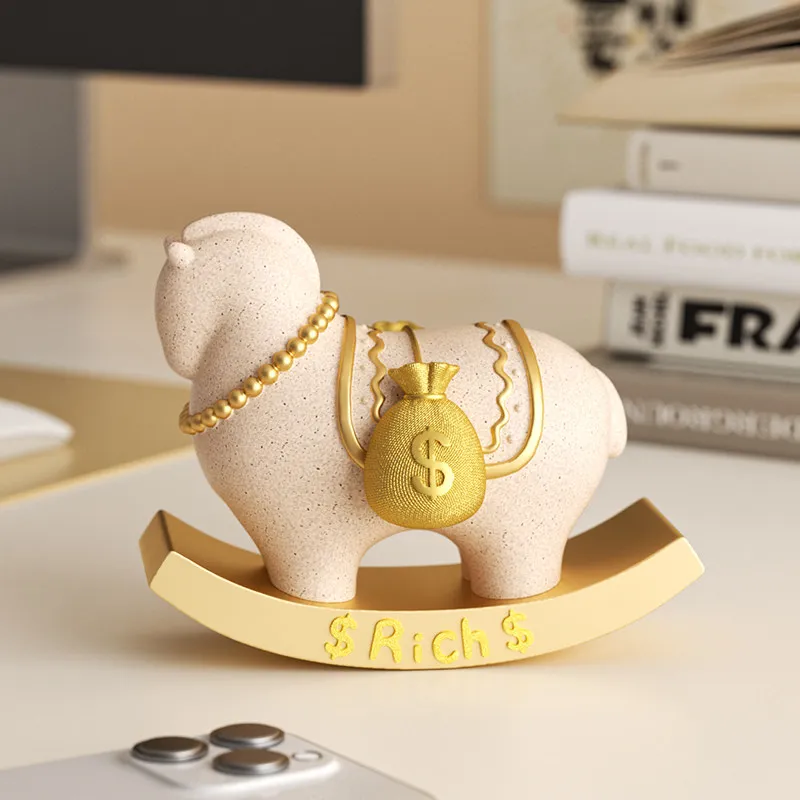 Modern Healing Style Desktop Ornament Creative Office Figurines Decoration Mood-Stabilizing Gift Miniatures Статуэтки Кошек FYFM