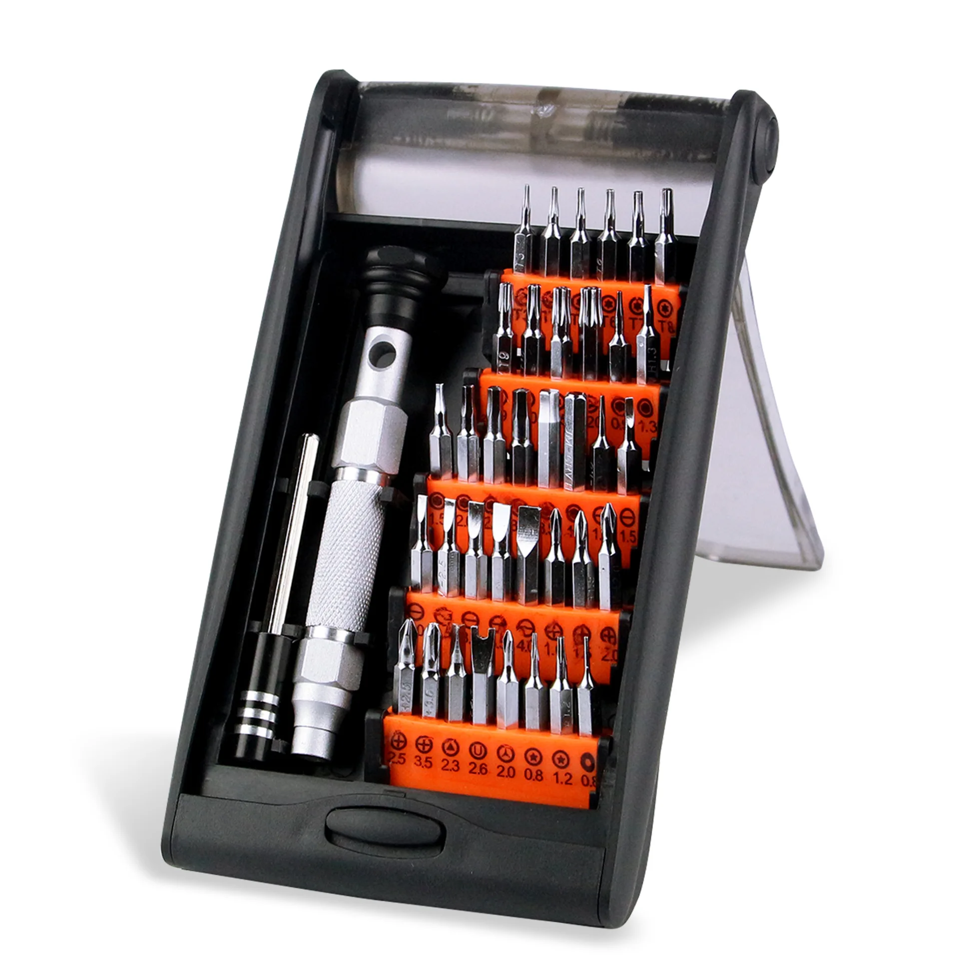 38-in-1 Tool Combo Screwdriver Set JM-8151 Aluminum Alloy Handle with Magnetic Alloy Steel Tap screw driver