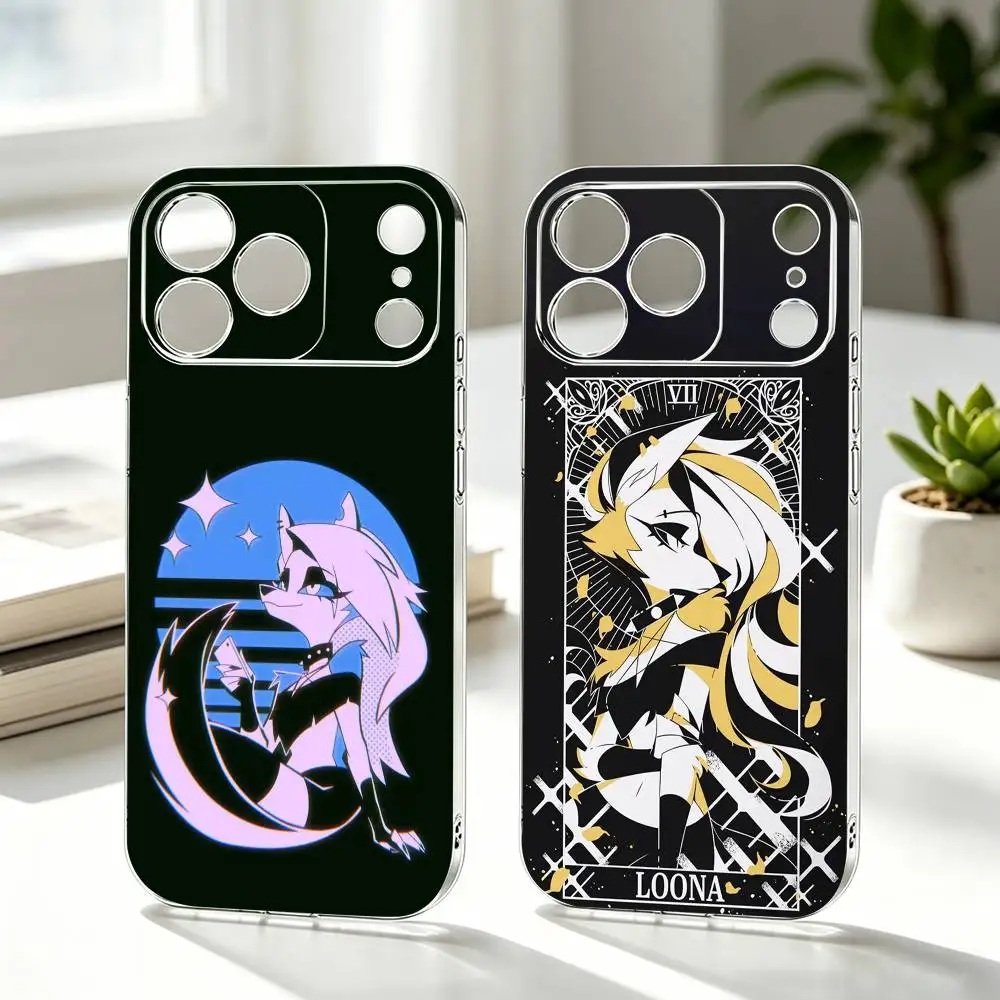 

Loona Helluva B-Boss Gift Phone Case Transparent Silicone Soft For iPhone 17 16 15 14 13 12 11 Mini Pro Max Plus
