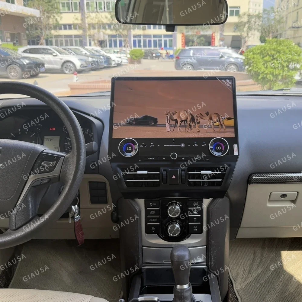 16.8 "لتويوتا برادو لاند كروزر 150 2010-2021 راديو السيارة الاندورويد شاشة تعمل باللمس Carplay نظام تحديد المواقع مشغل فيديو الملاحة الوسائط المتعددة