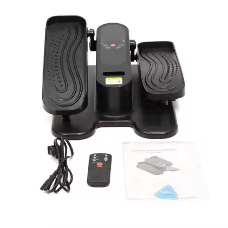 Portable Mini Pedal Exerciser Elliptical Stepper for Leg Rehabilitation Use Under Table Foot Massager
