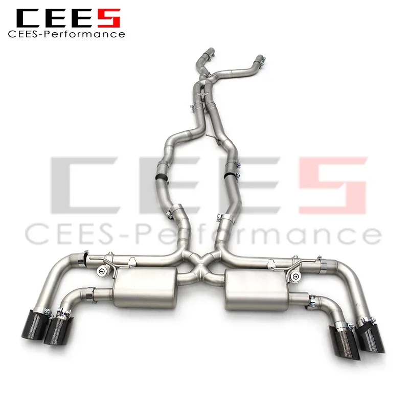 cees Automotive Catback Exhaust for PORSCHE Cayenne 958 4.8 2010-2016 Stainless Steel Performance Accessories Exhaust System