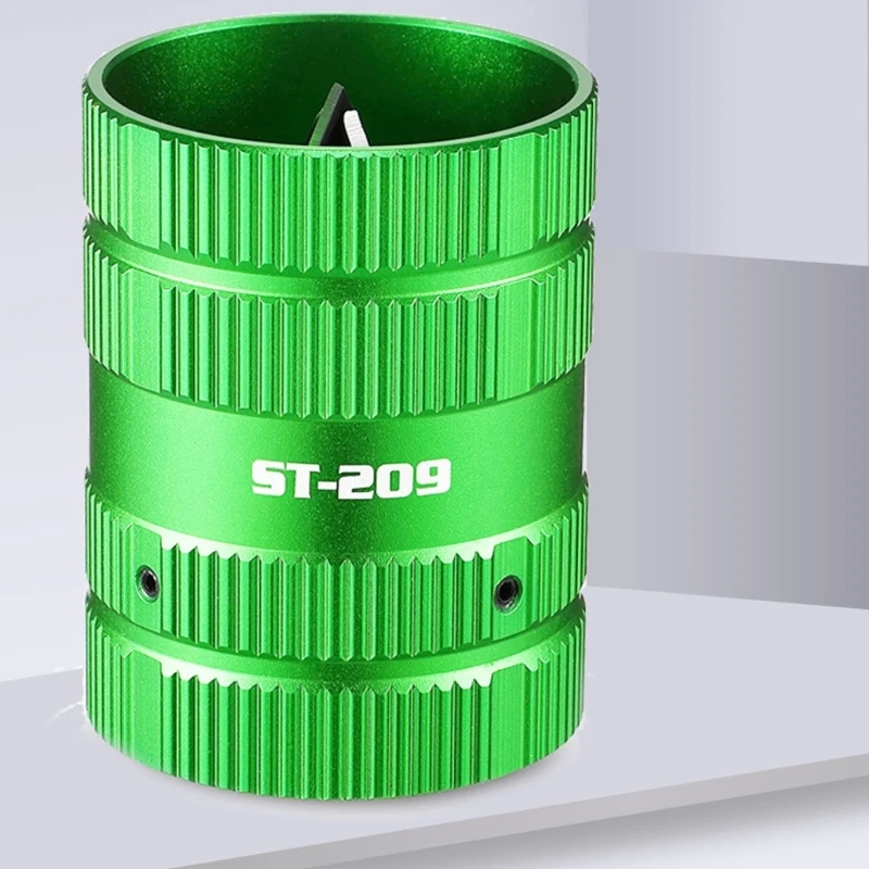 Plastic Tubing Deburrer with Precise Cutting Tip, Pipe Reamer Deburring Tool for Enthusiasts Constructions Use