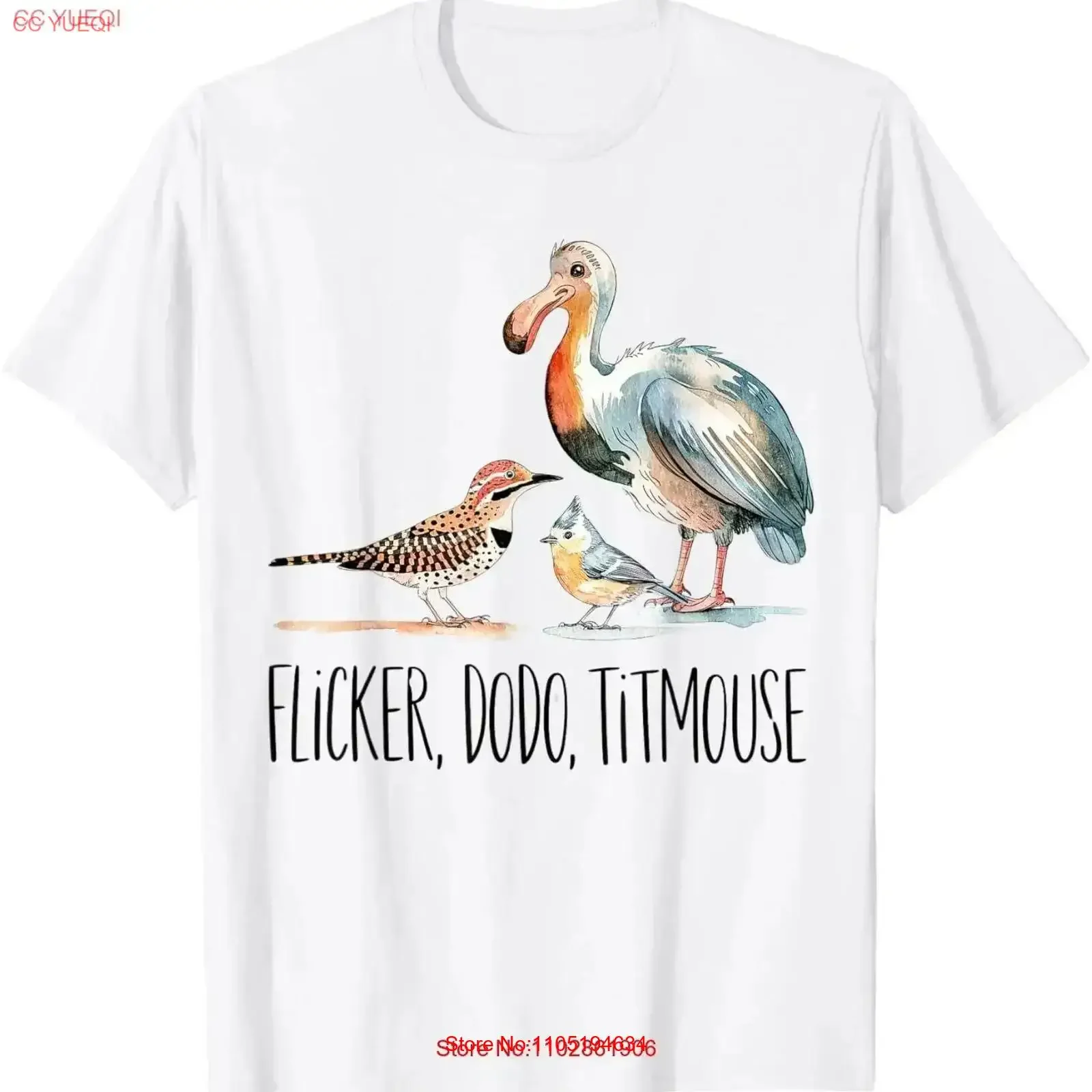 

flicker dodo titmouse apparel Bird Nerd wildlife Lover T Shirt vintage Washed homme Top For Everyday Wear Stylish vintage