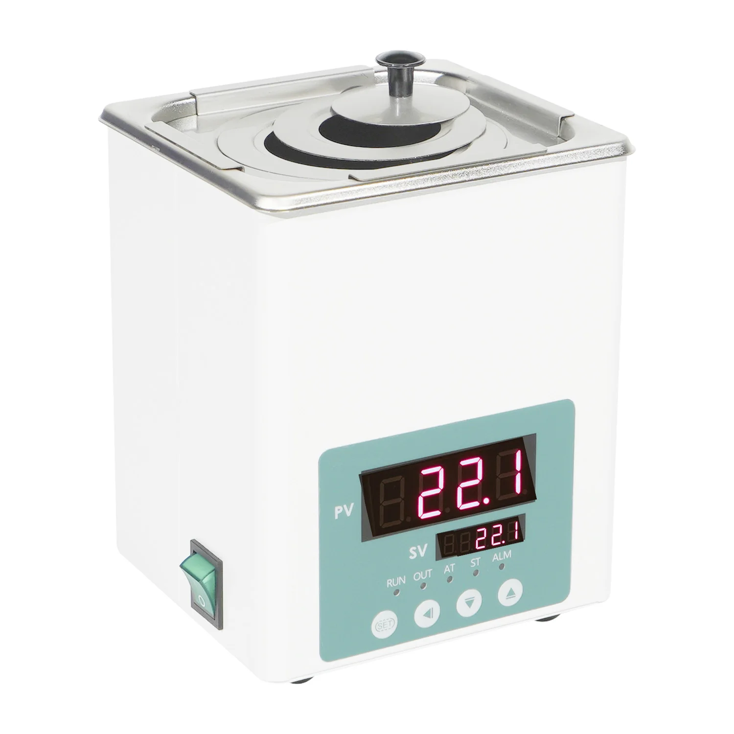 Aibote 3.4L Single-hole Digital Display High-temperature Resistant Laboratory Thermostatic Water Bath With Stainless Steel Liner