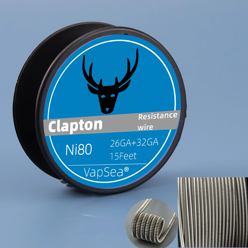 DIY Fused Clapton NI80/A1/SS316L 2.0/2.5/3.0/3.5mm Alien Prebuilt Heating Resistance Wire MTL/Boro/DL Electrical Abrasive Tools