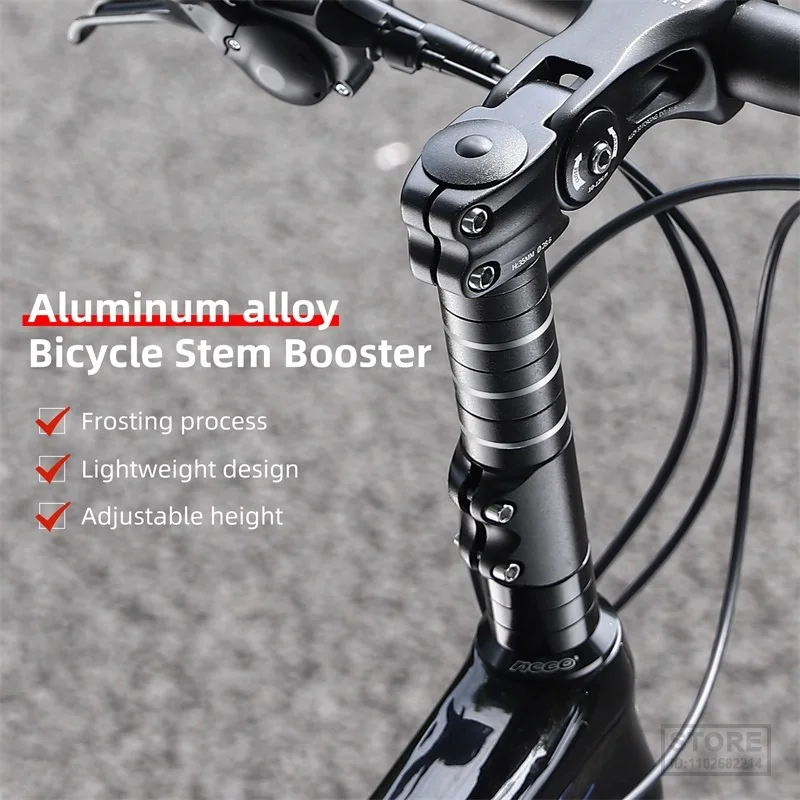 WEST BIKING Bicycle Fork Stem Extension 70-225mm Handlebar Rise Up Aluminum Alloy Height Spacer  Extender MTB BMX Parts