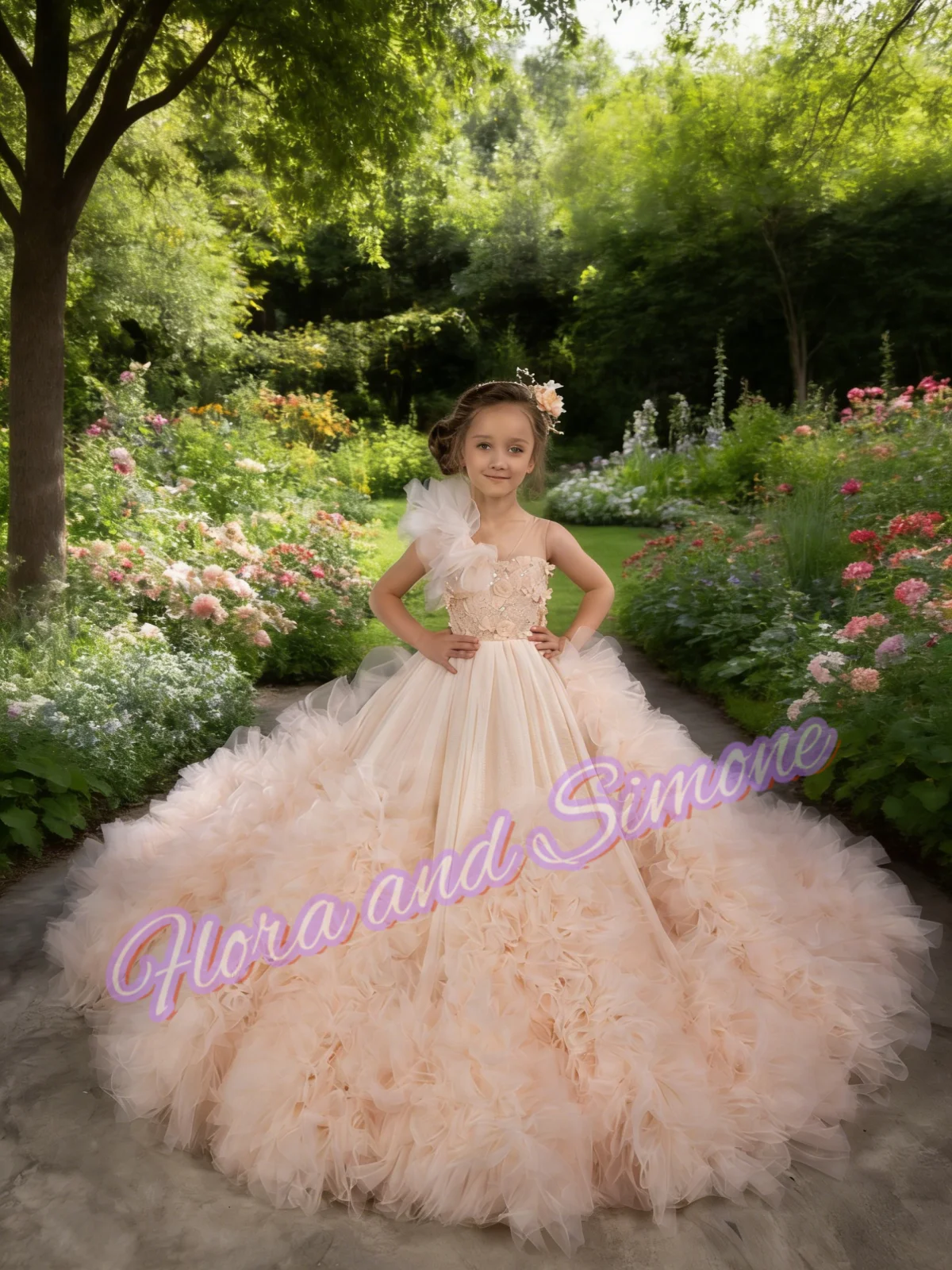 

Розовые платья для девочек на свадьбу, для малышей, 2026, многослойные, из фатина, для конкурсов, на день рождения, детские платья без спинки, для первого причастия