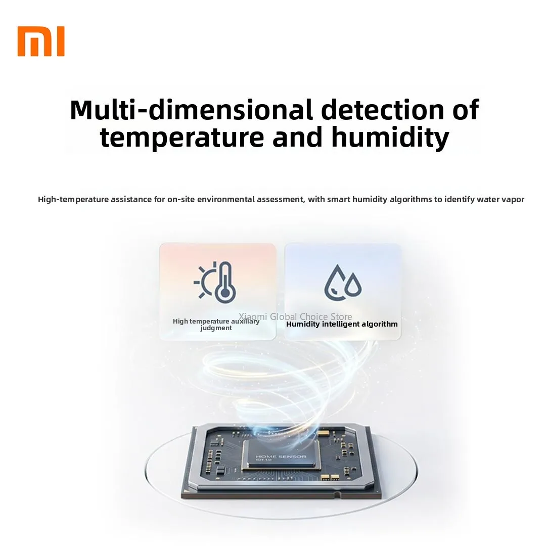 MIJIA Smoke Detector 2 Honeywell Sensor Fire Alarm Audible&Visual Alarm Work With Bluetooth-compatible Gateway Smart Remote APP