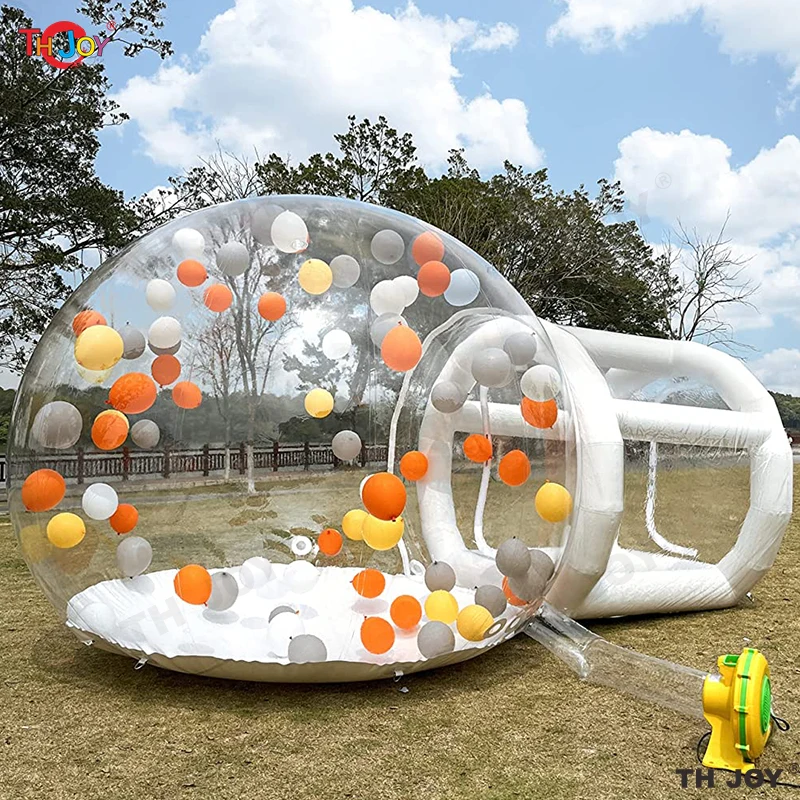 

10FT Small Kids Balloon Inflatable Bubble House With Blower Bubble Tent Transparent Dome House For Kids Indoor Outdoor Party