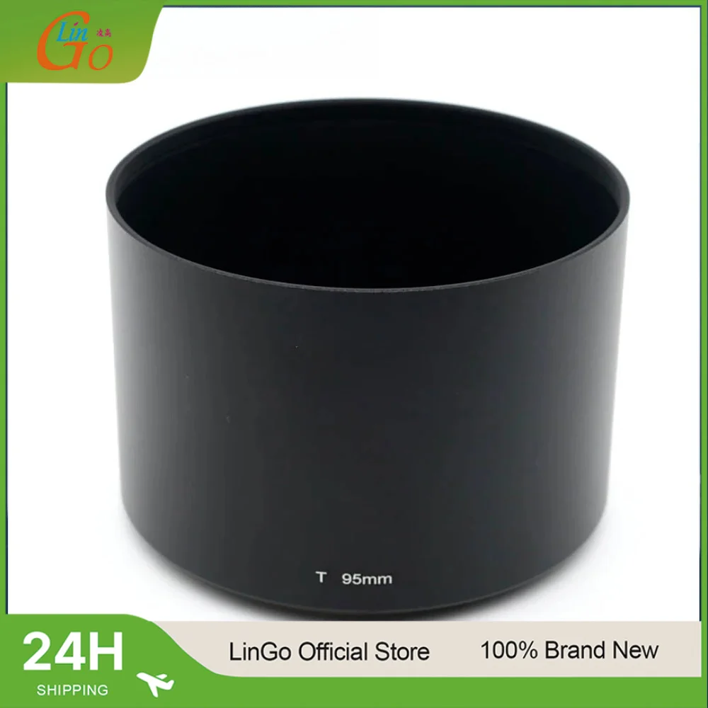 Lin Go 95mm Metal Lens Hood for Samyang 500mm F/6.3 Mirror Tele Reflex Lens, Telephoto Lens Shade with Filter Thread Mount
