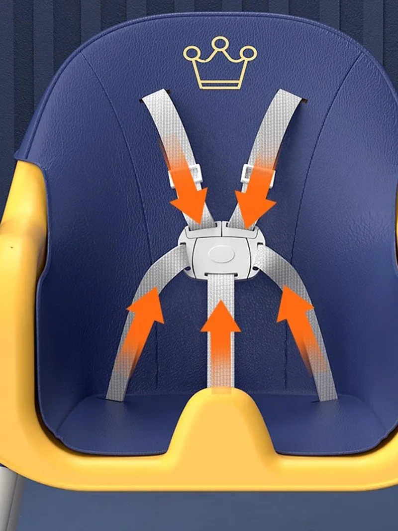 Sillas de comedor minimalistas multifuncionales plegables para niños, asiento de bebé portátil para el hogar, Sillas, muebles para el hogar HYDC