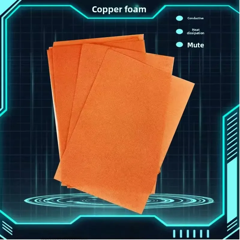 

Direct Sale Porous Copper Foam for Heat Dissipation Sound Absorption EMI Shielding Catalyst Carrier Research Material