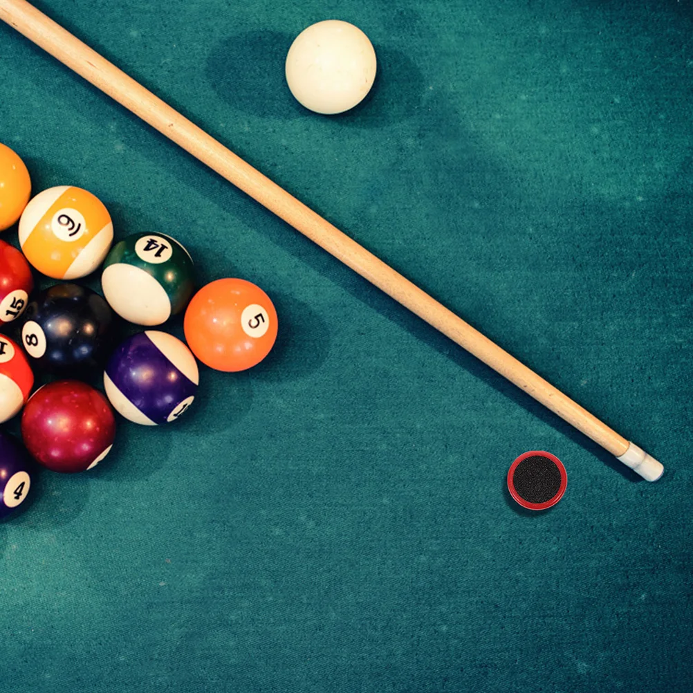 

6 шт., формирователь наконечника для бильярда, пластик для снукера, бильярдный кий, портативный двусторонний шлифовальный станок для наконечника кия, профессиональные принадлежности для бильярда